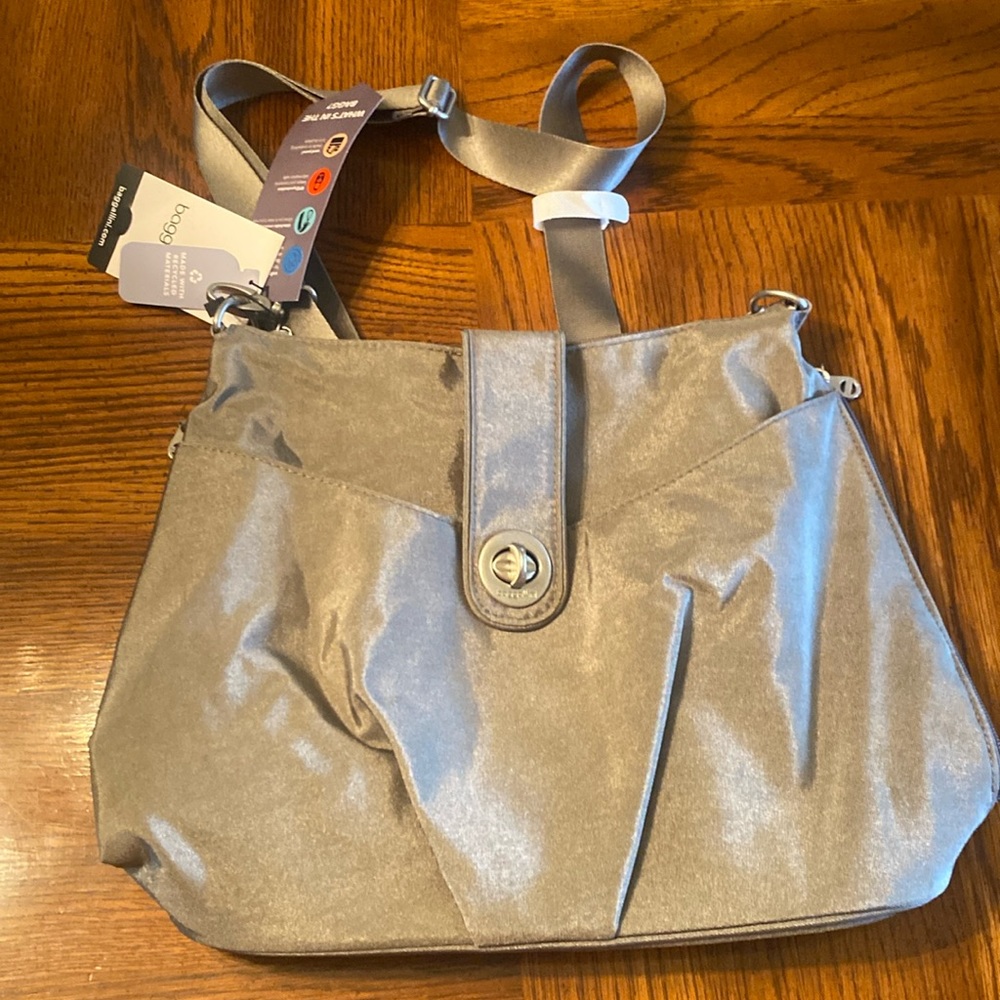 Baggalini Helinski crossbody hobo bag